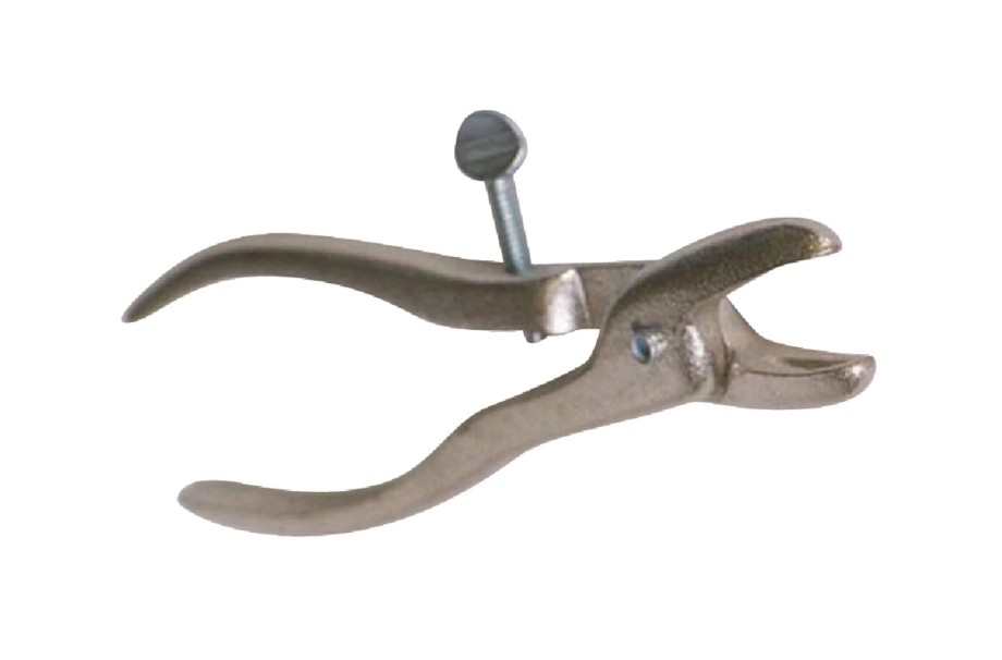 Decker Hill’s R1 Hog Ring Pliers – Zinc-Plated Malleable Iron Livestock Ringer Tool for Pig, Shoat & Hog Rings