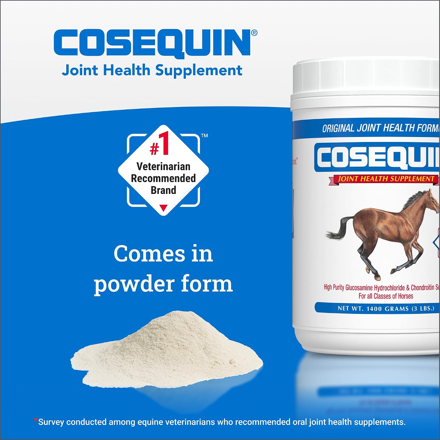 Nutramax Cosequin Original Horse Joint Health Supplement, Powder, 280g