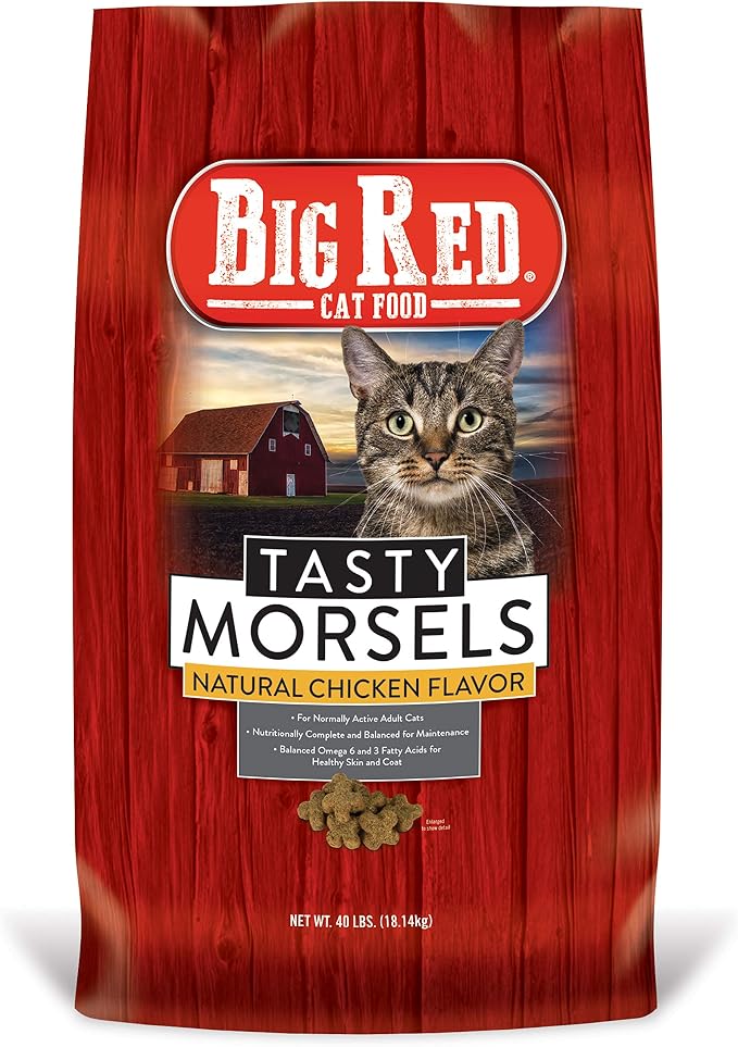 Big Red Tasty Morsels Cat Food 40lb