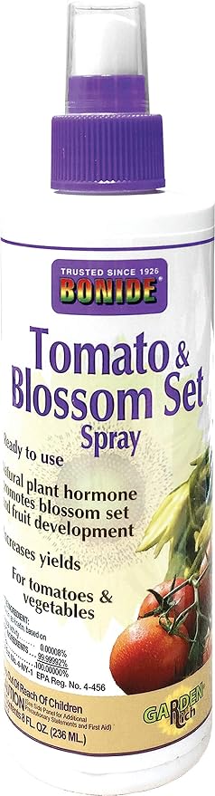 Bonide Tomato & Blossom Set Spray 8 oz – Ready-to-Use Plant Hormone Spray for Tomatoes, Fruits & Vegetables
