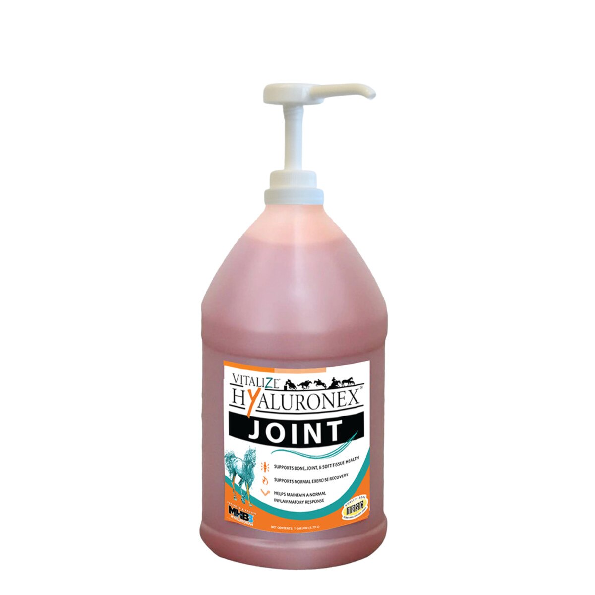 Vitalize Hyaluronex Joint Supplement for Horses – Hyaluronic Acid & Antioxidant Joint Support – 64 fl oz