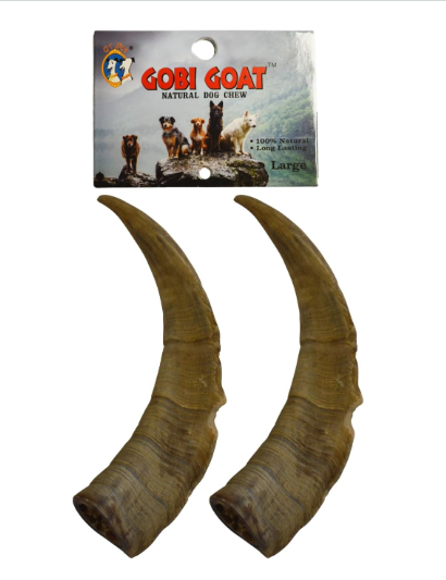 QT Dog Gobi Goat Horn Dog Chew, Medium — image 1