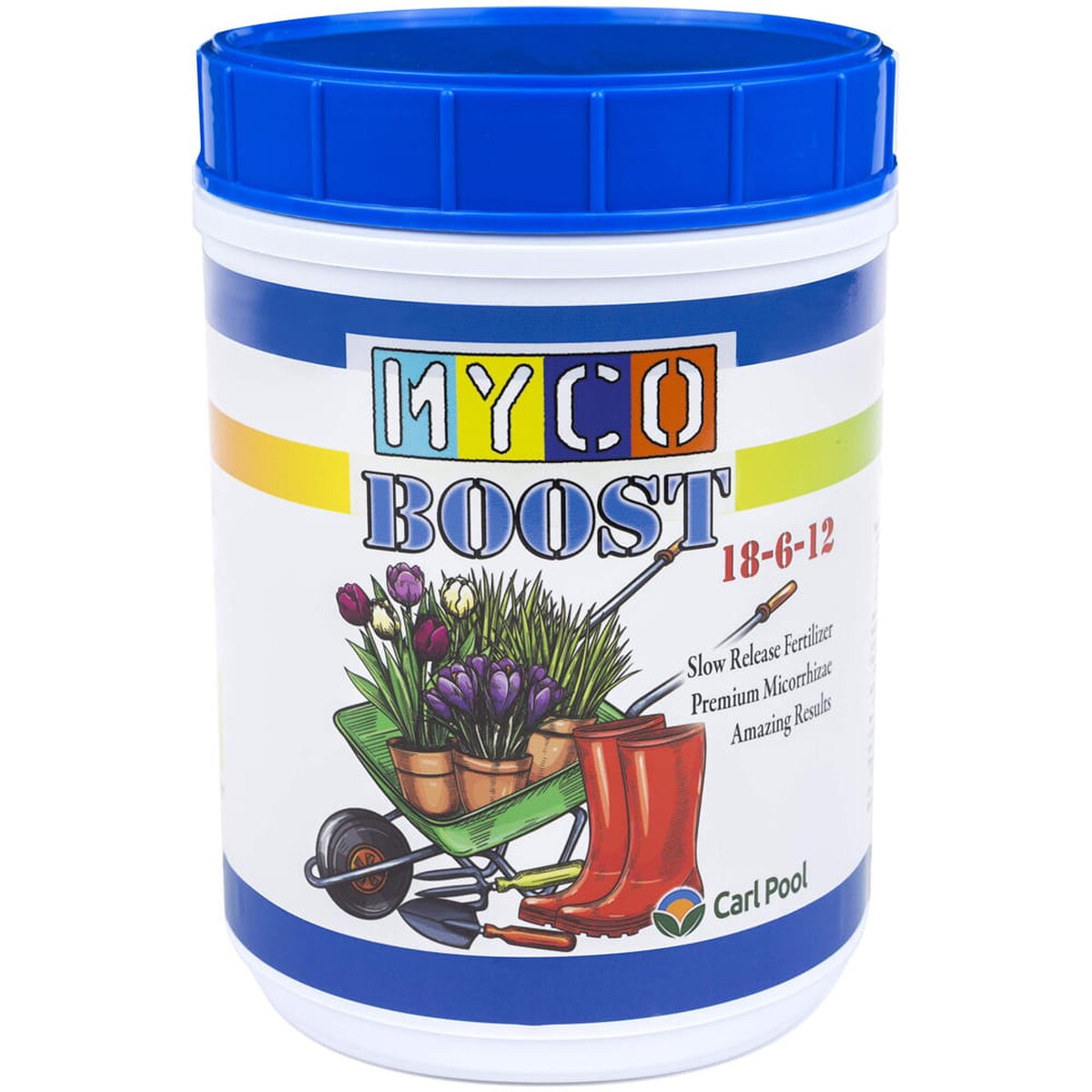 Carl Pool Myco Boost 18-6-12 Granular Fertilizer + Mycorrhizae 3 Lbs