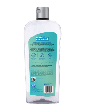 Fresh ’n Clean Soothing & Sensitive Hypoallergenic Tearless Pet Shampoo – 18 oz