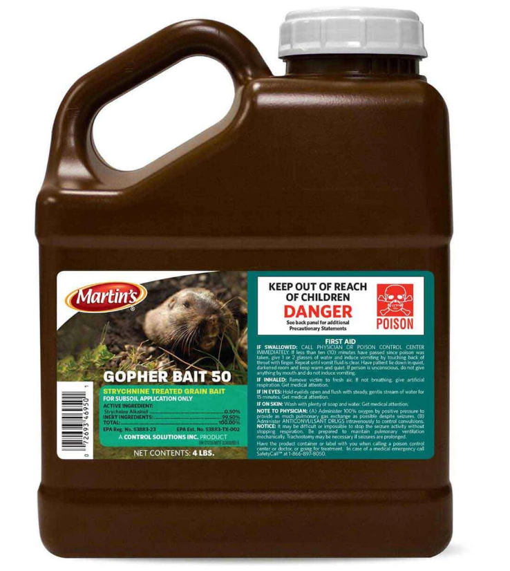 Martin's Gopher Bait 50 4 LB Treated Grain Bait