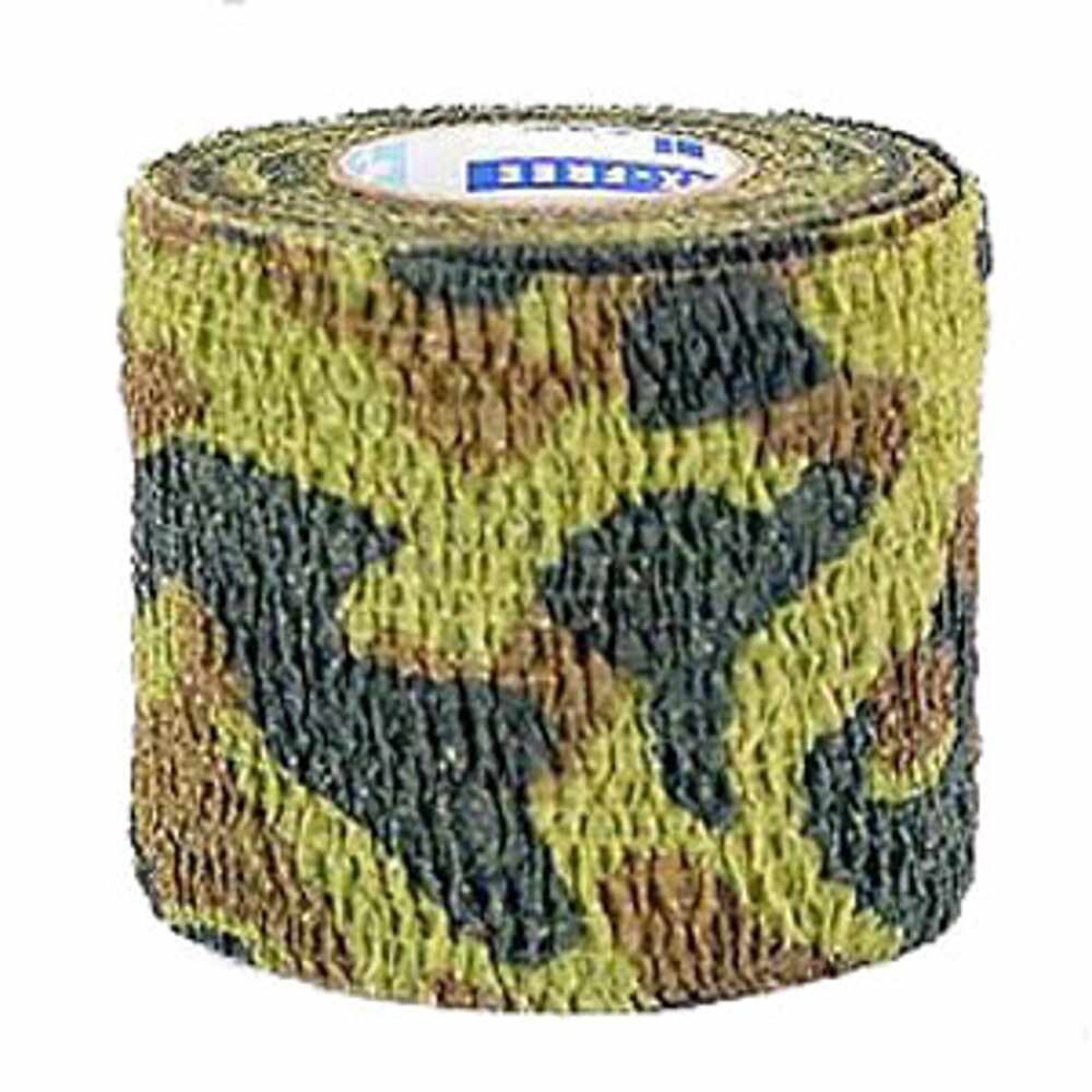Andover PowerFlex Camo Cohesive Bandage – Self-Adhering Flexible Wrap, 2 in x 5 yd, Blister Pack