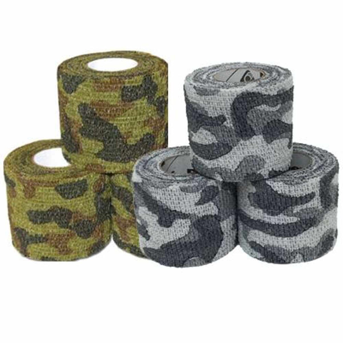 Andover PowerFlex Camo Cohesive Bandage – Self-Adhering Flexible Wrap, 2 in x 5 yd, Blister Pack