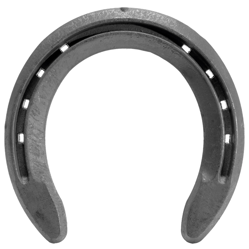 St. Croix Eventer Front Horseshoes – Size 3, Unclipped Steel, Pair