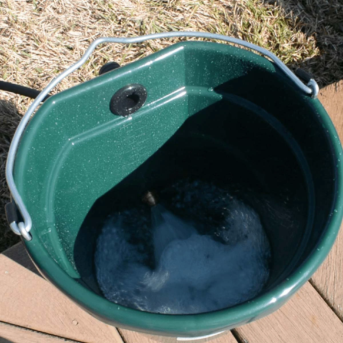 Cowboys SELF-Cleaning Dog Waterer, 5-GAL, Green