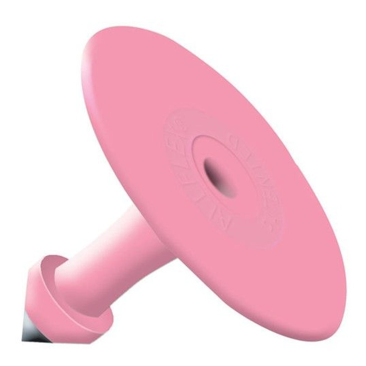 Allflex Global Small Male Livestock Ear Tag Buttons – pink Replacement Studs, 25 Pack