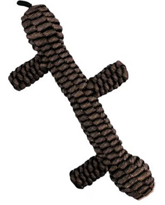 Tall Tails Braided Stick Dog Toy – Brown, 9 Inch