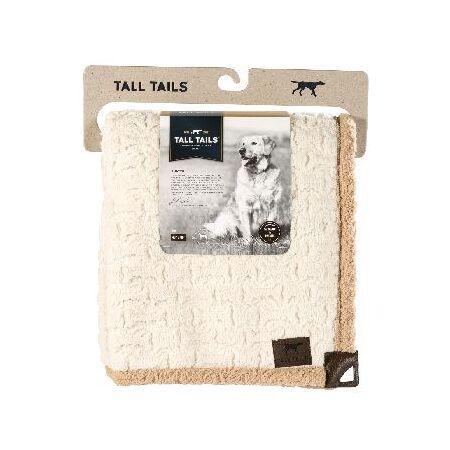Tall Tails Cream Embossed Bone Dog Blanket 