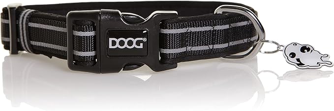 DOOG Lassie Dog Collar – Neoprene Adjustable Collar for Extra Small Dogs, XS