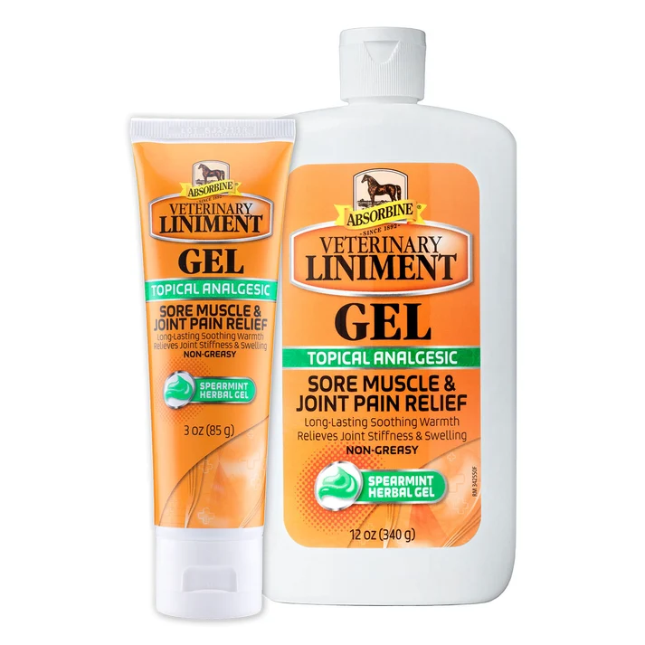 Vet Liniment Gel 3oz Tube 