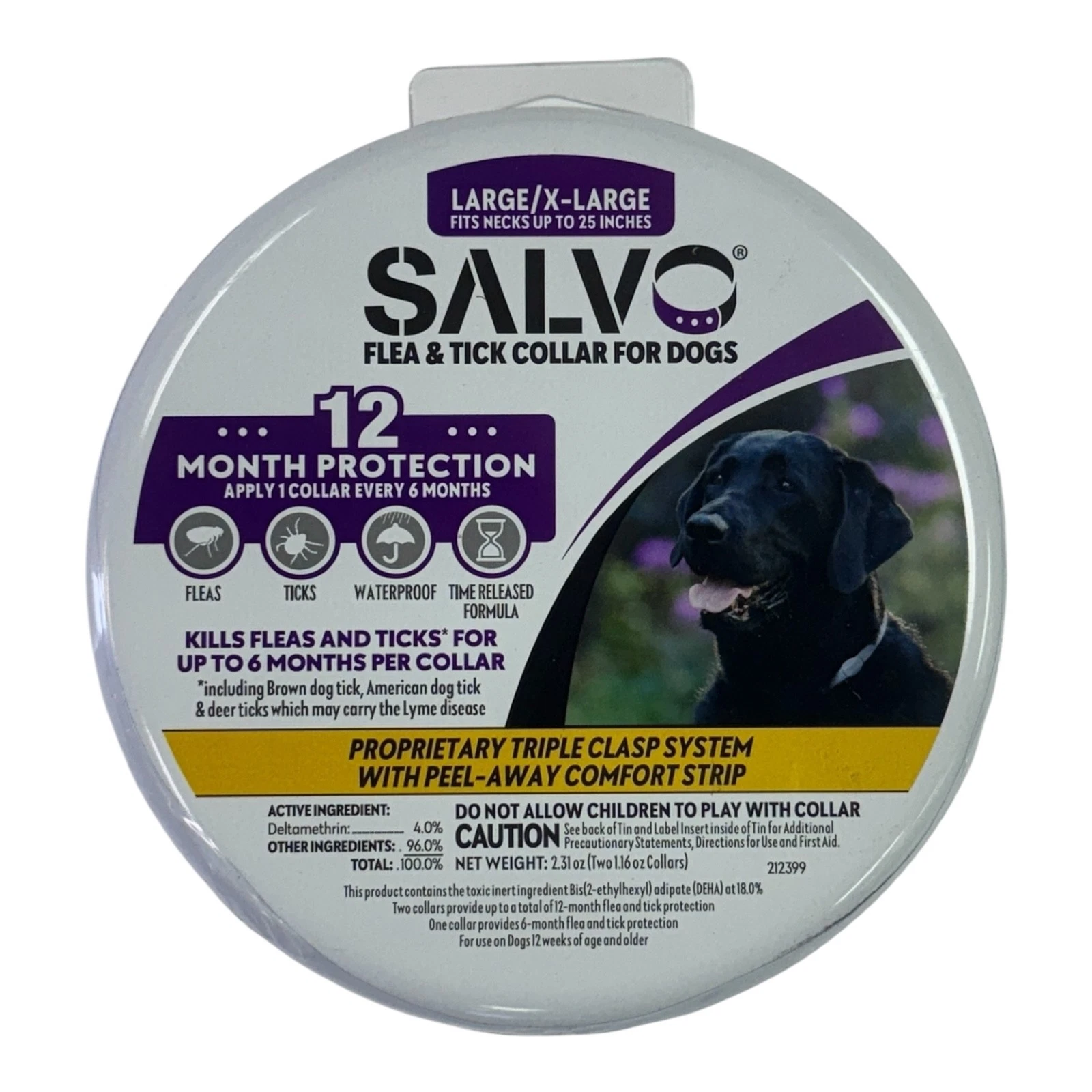 Salvo F&T Collar Large Dog 