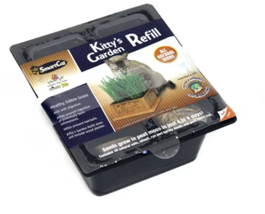 SmartCat Kitty's Garden Natural Seed Refill Kit