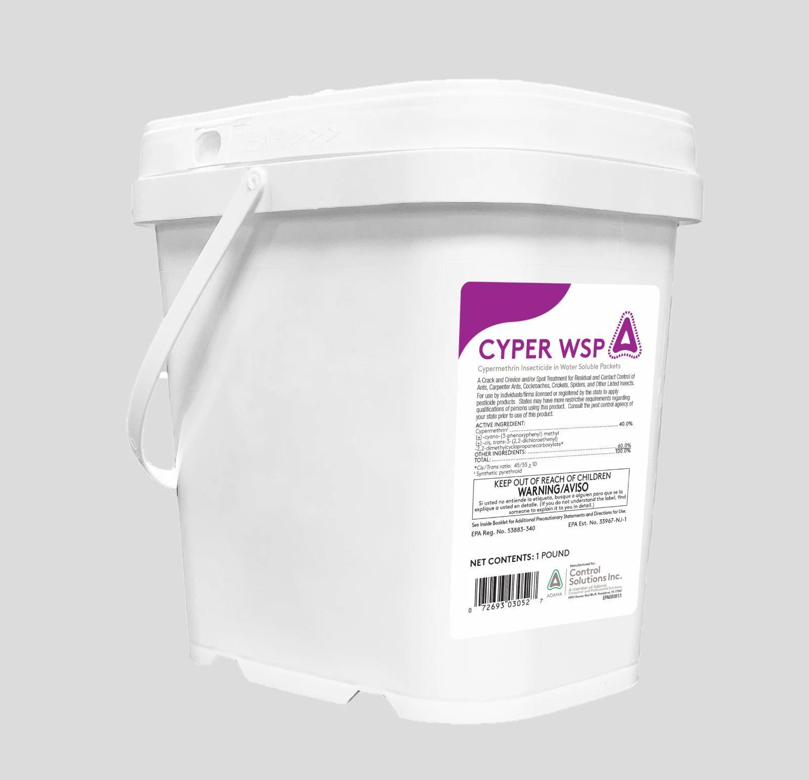 Control Solutions- Cyper WSP- Insecticide - 1 lb