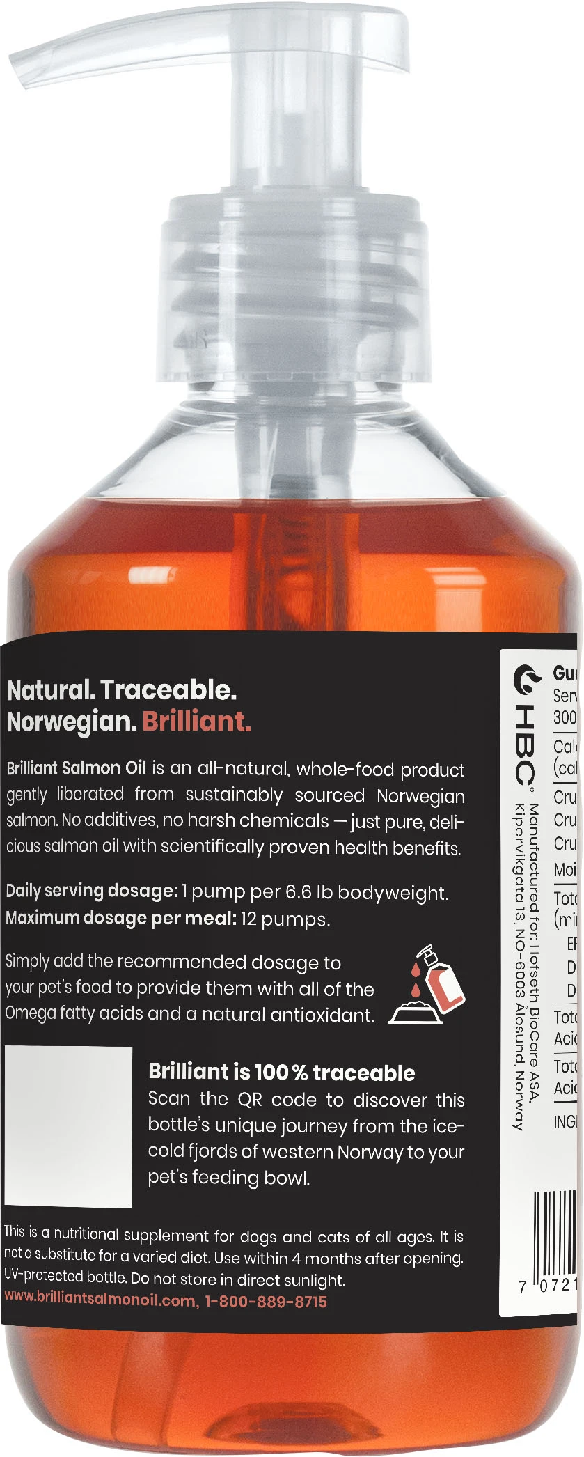 BRILLIANT SALMON OIL 10 OZ