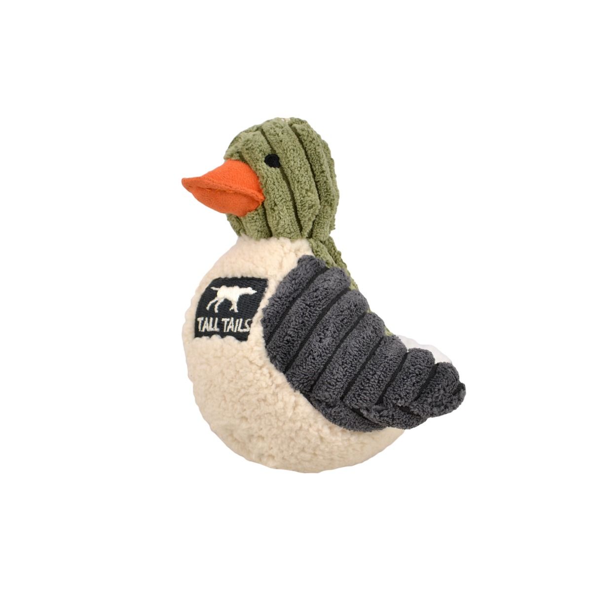 Tall Tails Duckling with Squeaker Plush Dog Toy – 5 Inch