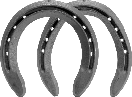 St. Croix Eventer Steel Side-Clipped Front Horseshoes – Size 0 – 1 Pair 