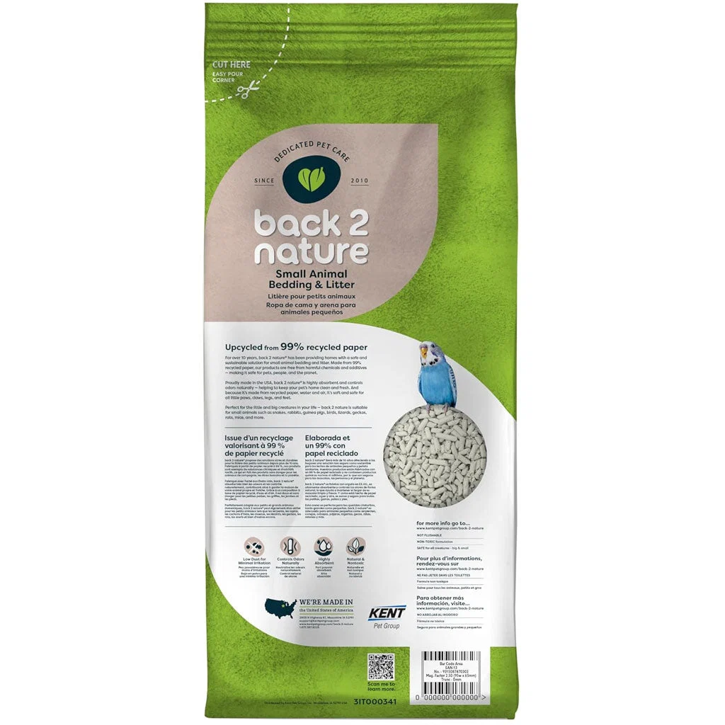 Back 2 Nature Small Animal Bedding & Litter 1ea/15 l
