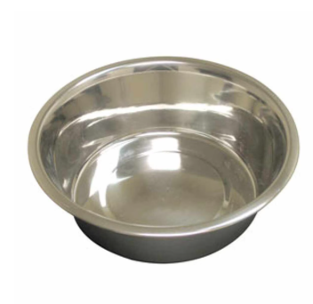 QT Dog Standard Stainless Steel Food Bowl, 16 oz – Silver — image 1