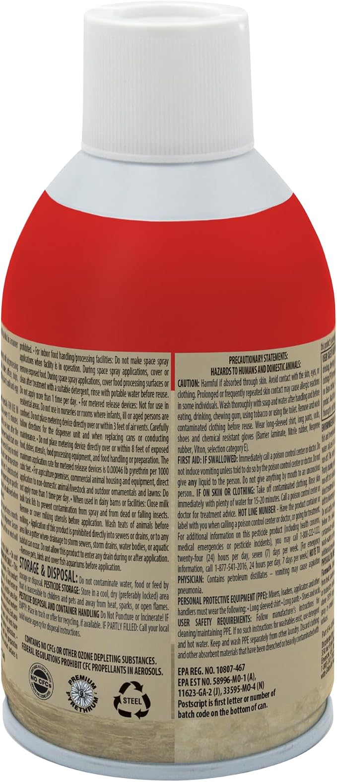 Metered Fly Spray 6.4 oz – Automatic Fly Control Refill for Barns, Stables, Kennels & Livestock Areas