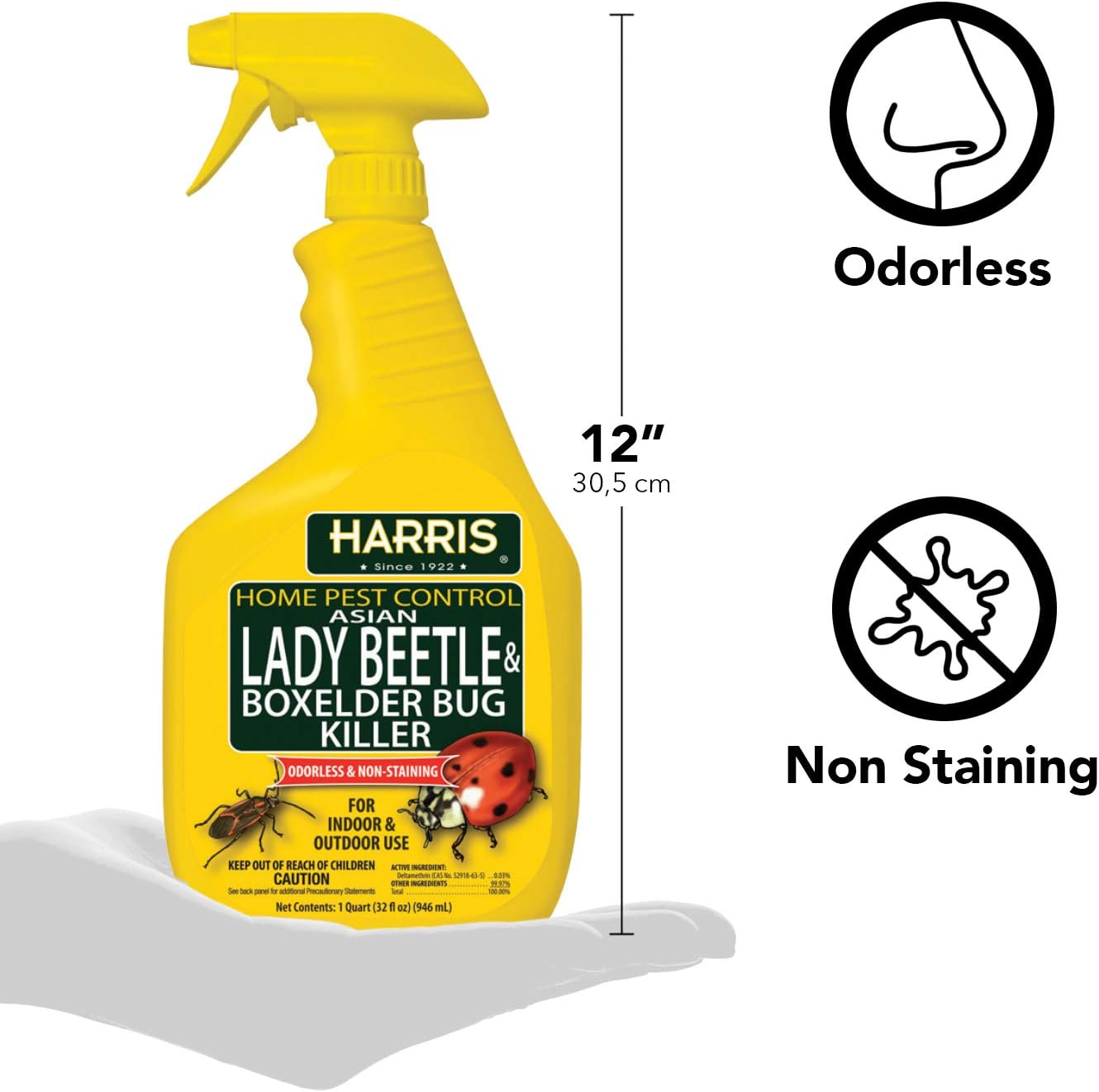 Harris Asian Lady Beetle & Box Elder Bug Killer,32oz