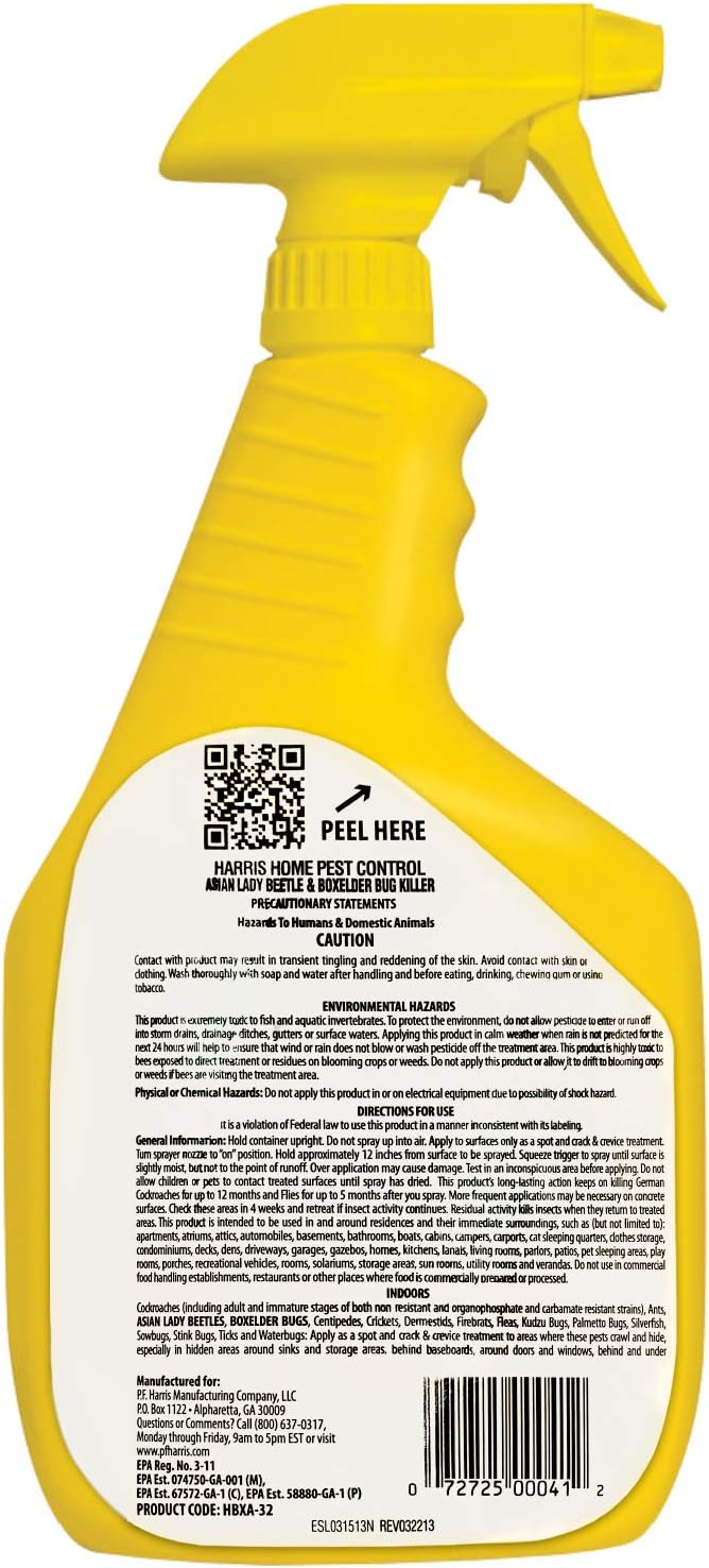 Harris Asian Lady Beetle & Box Elder Bug Killer,32oz