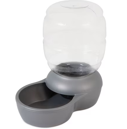Petmate® Replenish Gravity Pet Waterer with Microban® – 1 Gallon, Pearl White