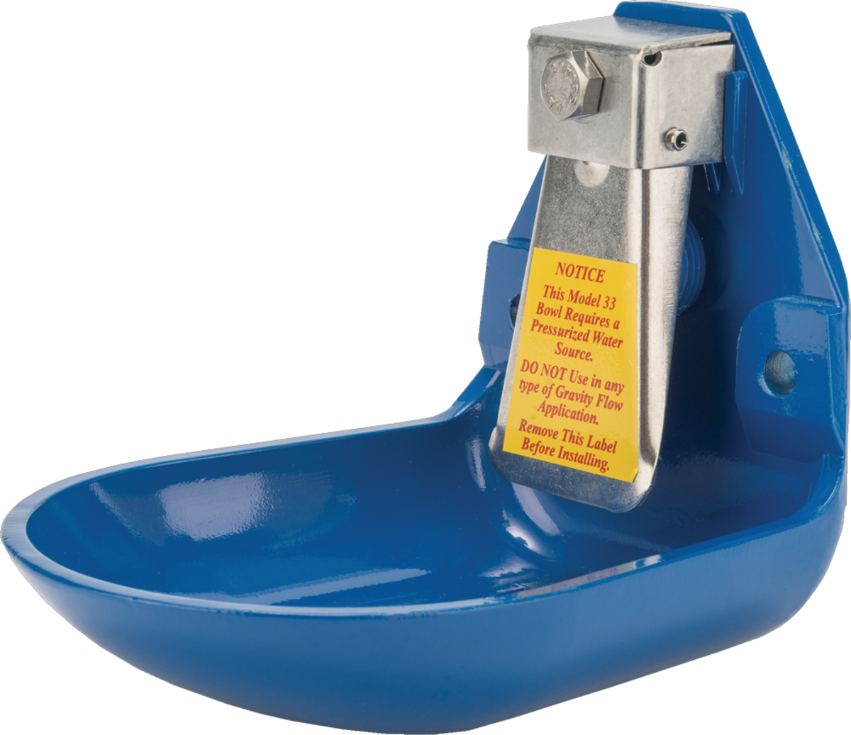 Trojan Model 13 Gravity Flow Watering Cup – Aluminum Livestock Waterer for Cattle, Horses, Goats & Sheep