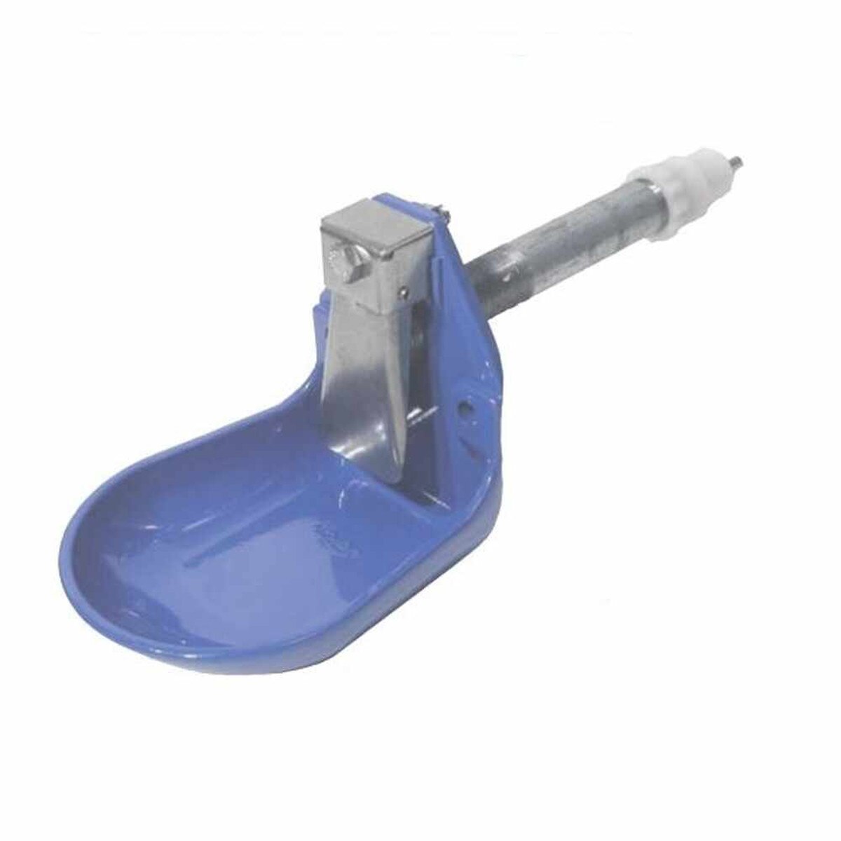 Trojan Model 13 Gravity Flow Watering Cup – Aluminum Livestock Waterer for Cattle, Horses, Goats & Sheep