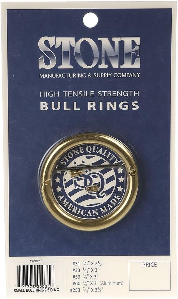 Bull Rings - 2 1/2 Inch X 5/16 Inch