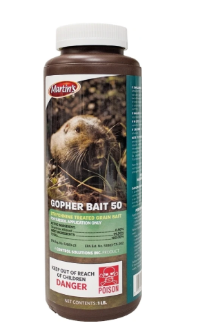 82004693 Gopher Control Bait - 1 Lb Strychnine Treated Grain Bait