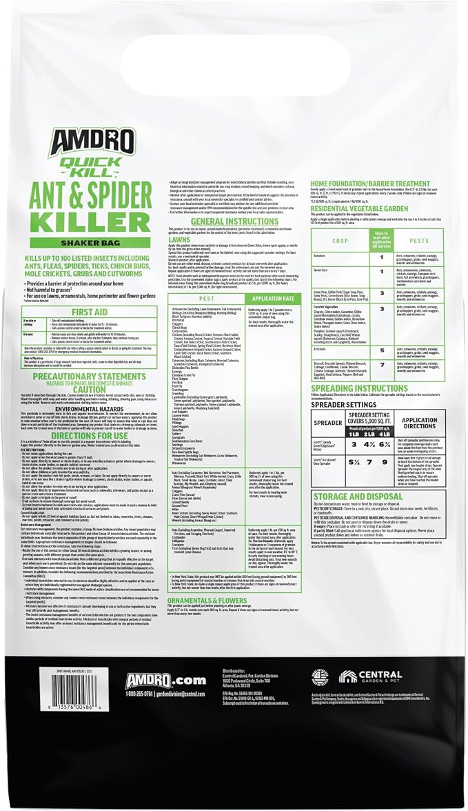 Amdro Quick Kill Ant & Spider Killer, 3 lb