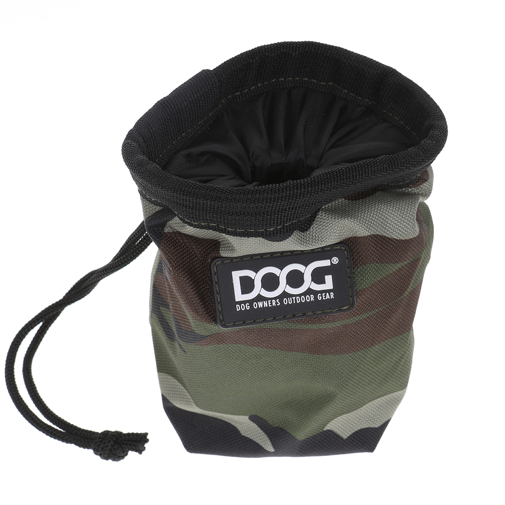 DOOG Treat & Training Pouch Camo, Small, Dog Treat Bag for Training & Walks