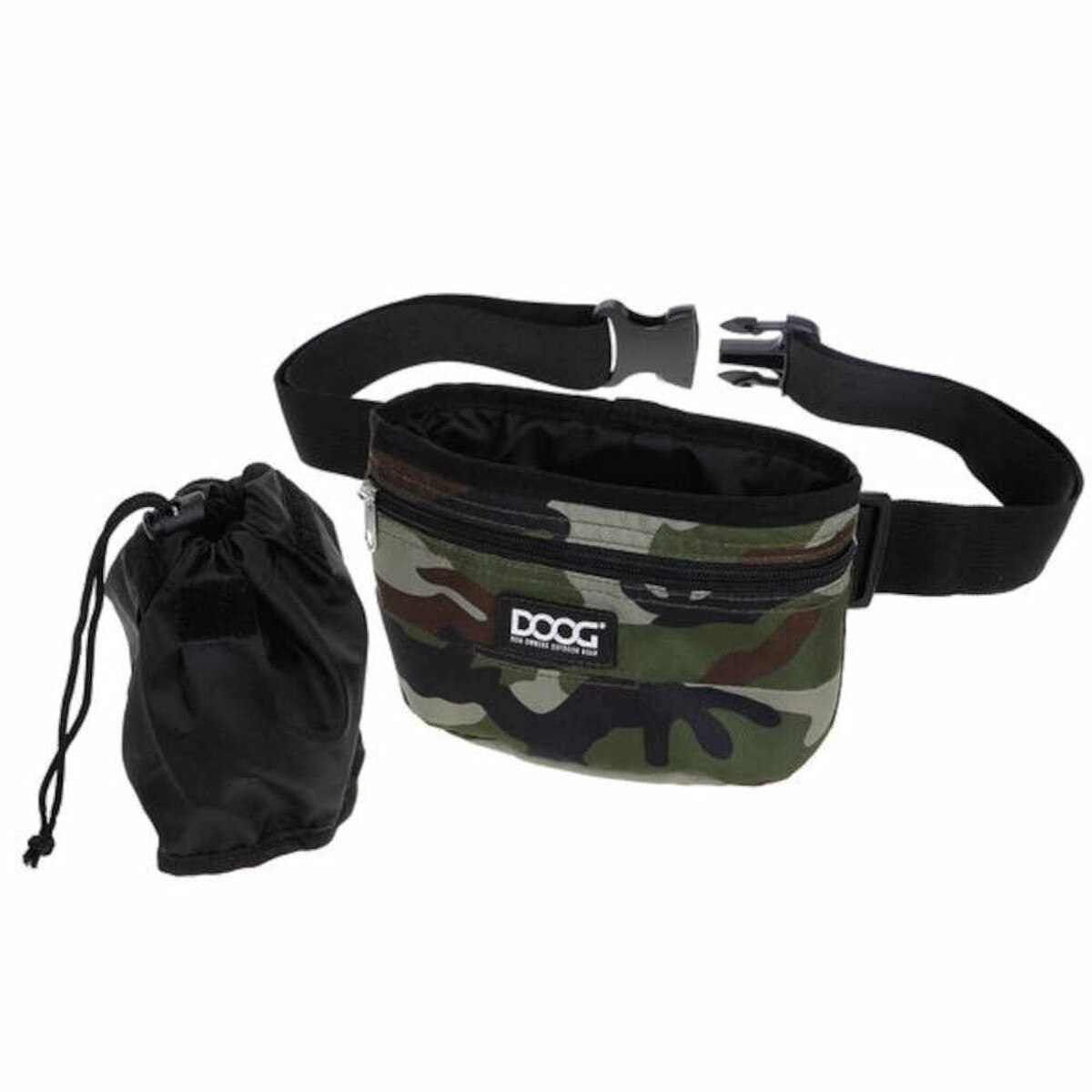 DOOG Treat & Training Pouch Camo, Small, Dog Treat Bag for Training & Walks