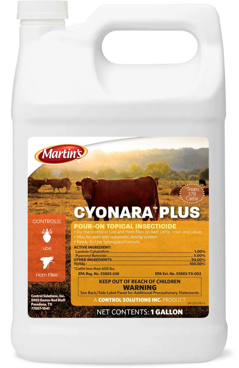 Martin's Cyonara Plus Pour-On Insecticide