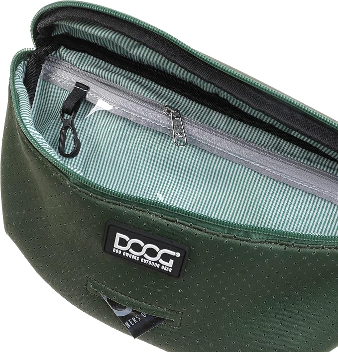 DOOG NeoSport Hip Belt Green – Hands-Free Dog Walking & Running Belt for Active Pet Owners