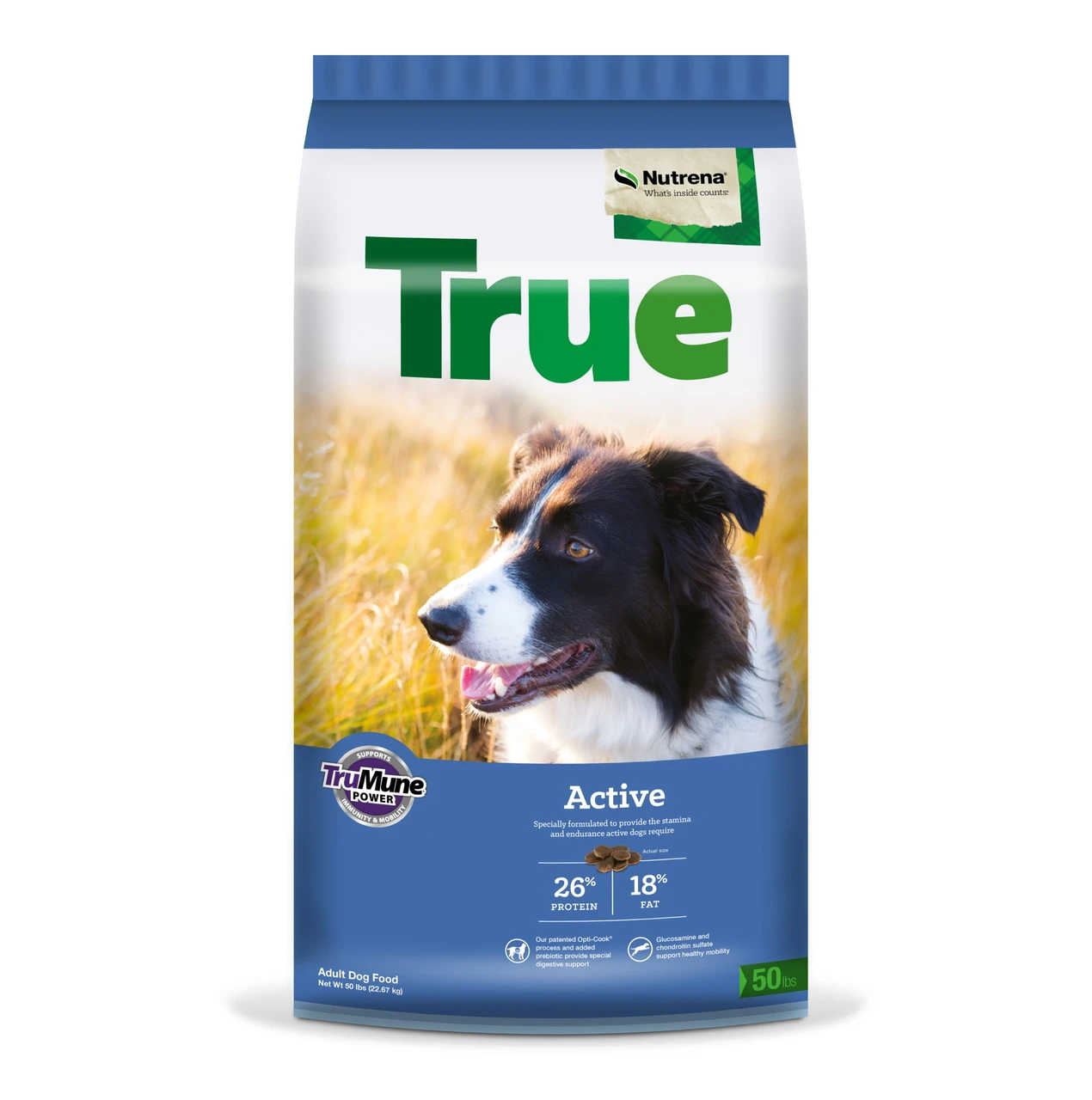 Nutrena True Active 26/18 Dog Food – 50 lbs
