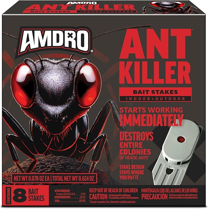 AMDRO Ant Killing Bait Stakes 8pk