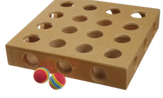 Pioneer Pet SmartCat Peek-a-Prize Toy Box with 2 Toys