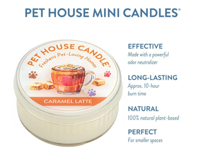 One Fur All® Pet House Caramel Latte Mini Candle – 1.5 oz — image 2