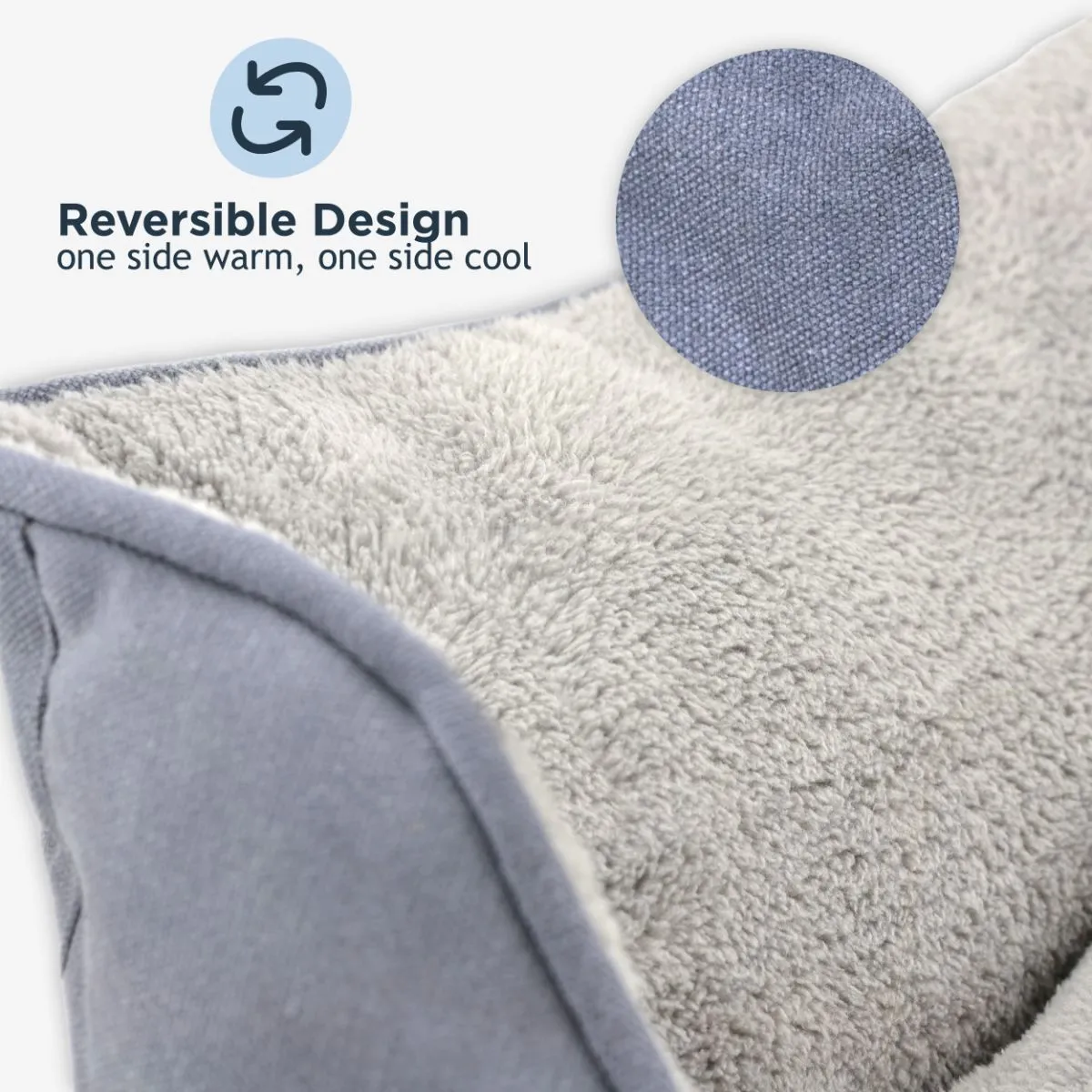 Tall Tails Dream Chaser Charcoal Bolster Dog Bed