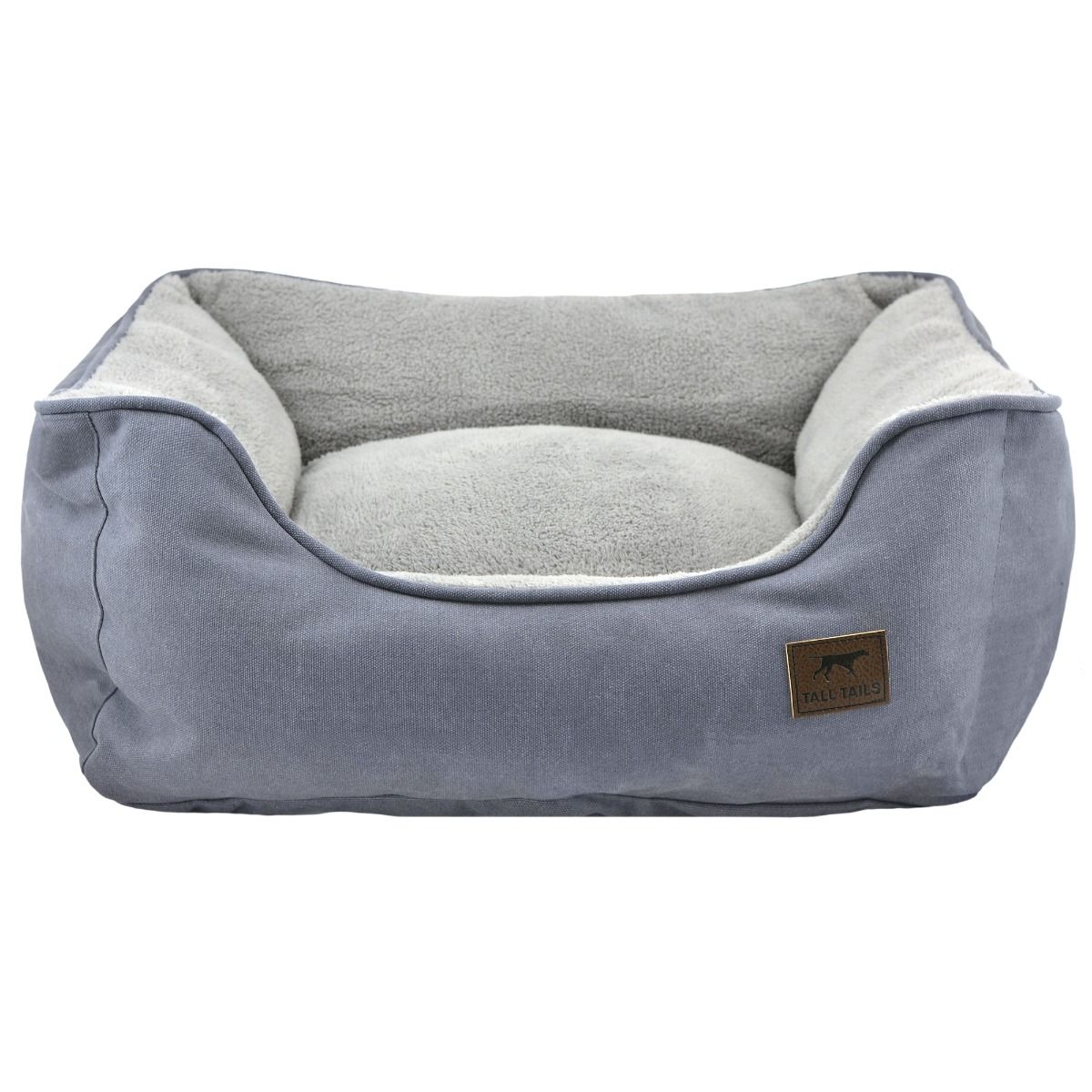 Tall Tails Dream Chaser Charcoal Bolster Dog Bed