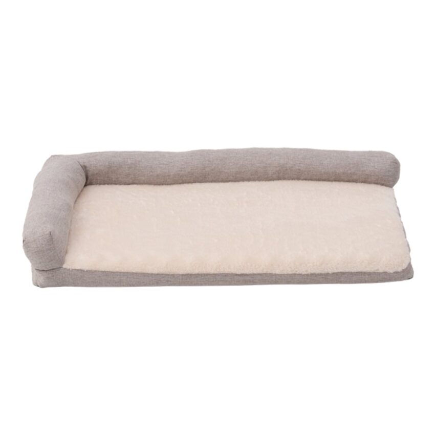 Territory Orthopedic Lounger Dog Bed – Supportive Bolster Pet Bed for Medium & Large Dogs, 36 x 27 Inch