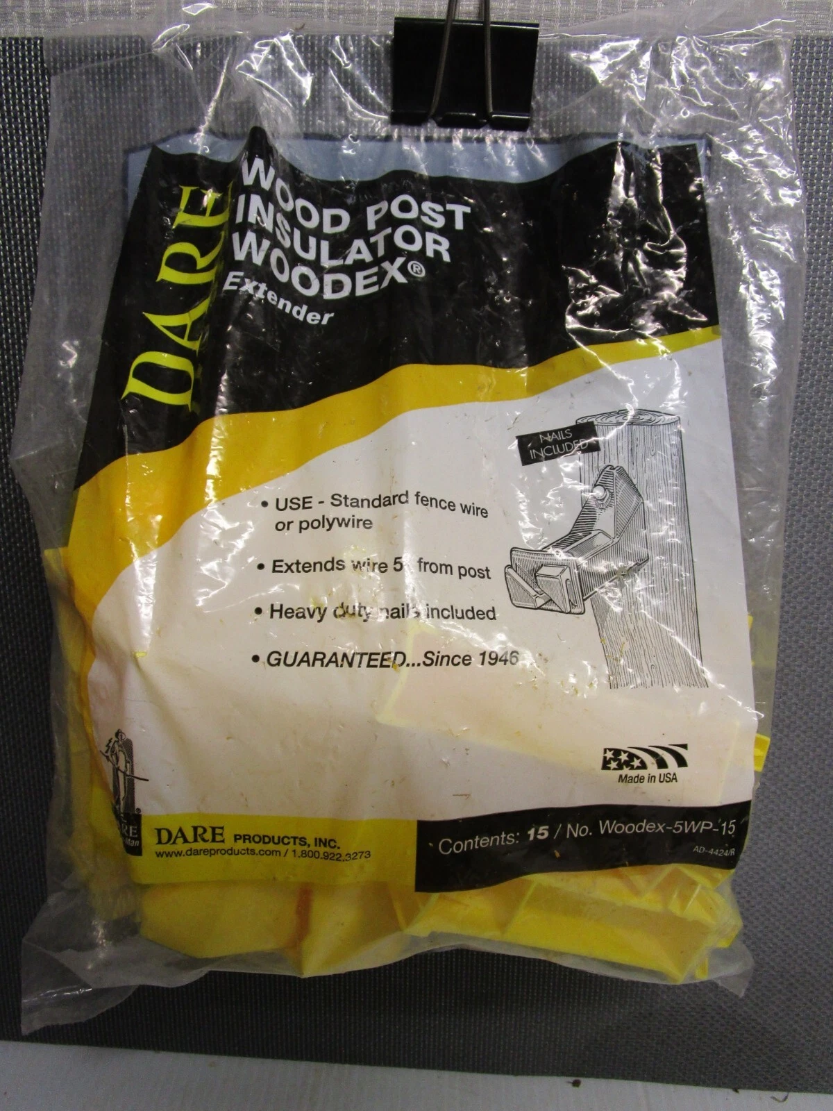 WOOD POST INSULATOR WOODEX-5WP-15