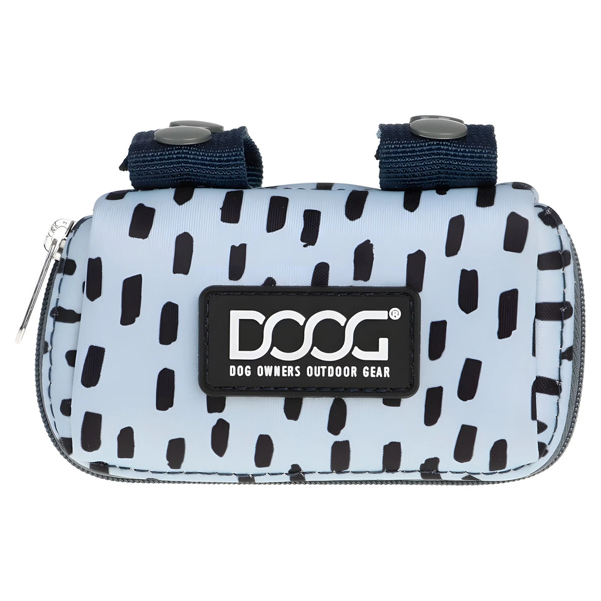DOOG Walkie Pouch Dash, Neoprene Dog Waste Bag Dispenser, Leash-Mounted Poop Bag Holder