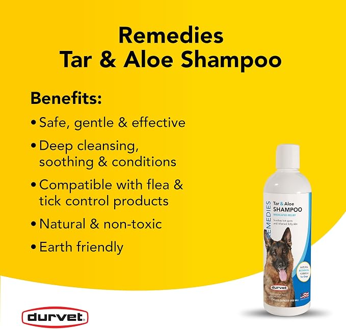 Tar & Aloe Medicated Shampoo 17oz