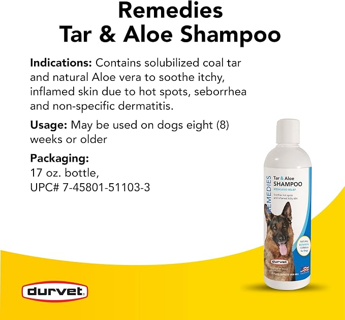Tar & Aloe Medicated Shampoo 17oz